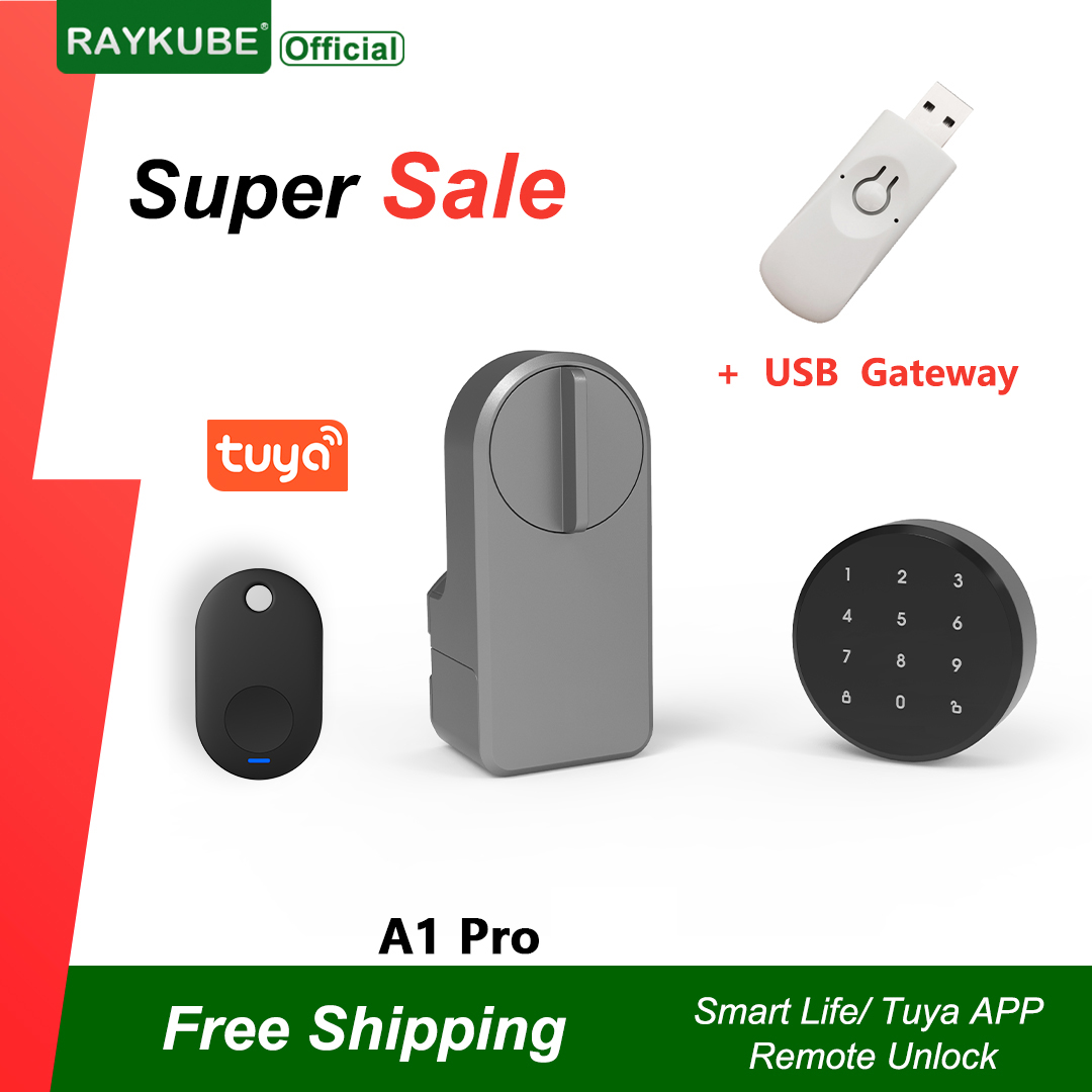 Door Lock Smart Keypad - RAYKUBE A1 Pro Tuya BEL Smart
