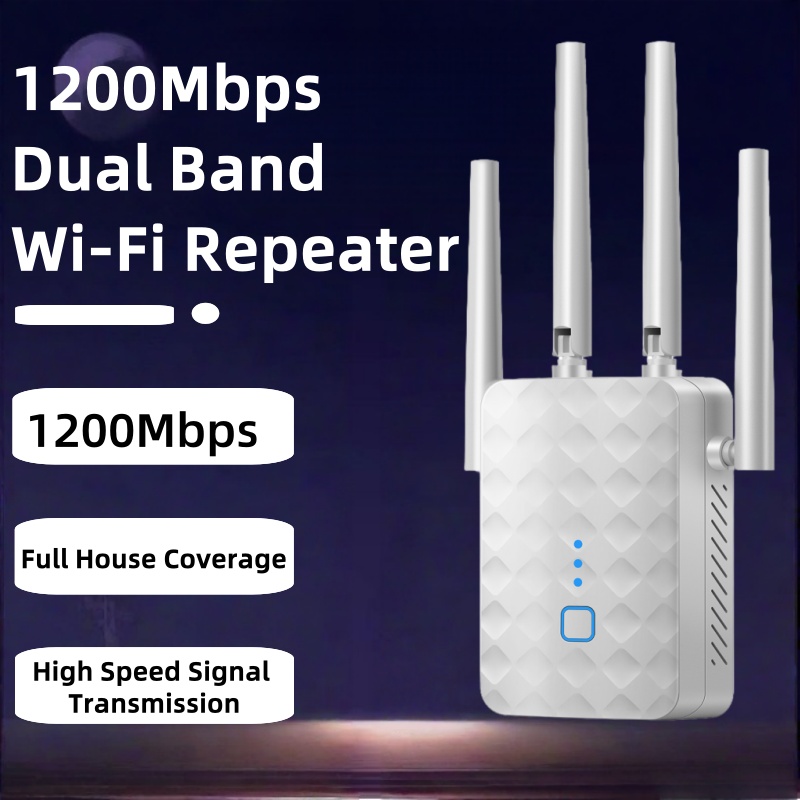 1200Mbps Dual Band WiFi Repeat - đánh giá và giá Home Security And Internet
