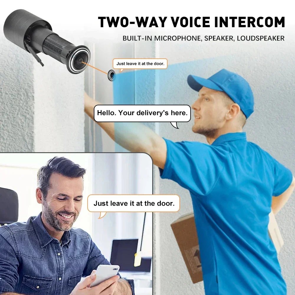 PEGATISAN 2K Wifi Tuya Peephol - đánh giá và giá Home Security Front Door Camera