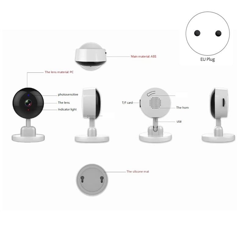 Essential Indoor Wifi Tuya Cam - đánh giá và giá Home Security With Camera