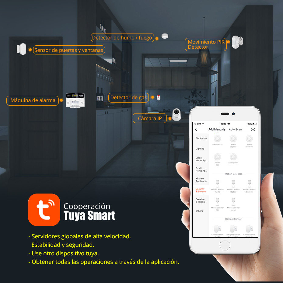 Fuers Tuya Smart Alarm System  - đánh giá và giá Home Security Front Door Camera