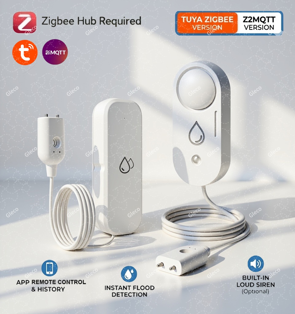 Zigbee Water Leak Sensor Flood - đánh giá và giá Home Security App