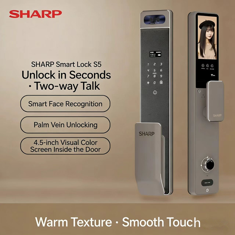 Sharp S5-FV Fully Automatic Sm - đánh giá và giá Door Lock Smart Keypad