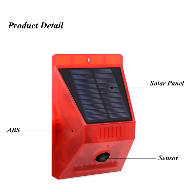 Solar Alarm Lamp with PIR Moti - đánh giá và giá Home Security Yard Sensors