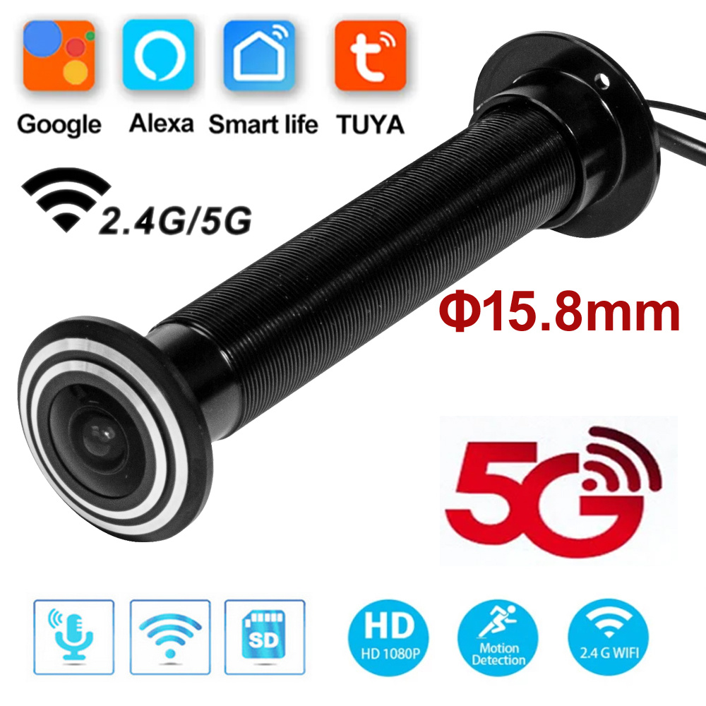 5G 2.4G WIFI 16MM Tuya Wifi Do - đánh giá và giá Home Security Front Door Camera