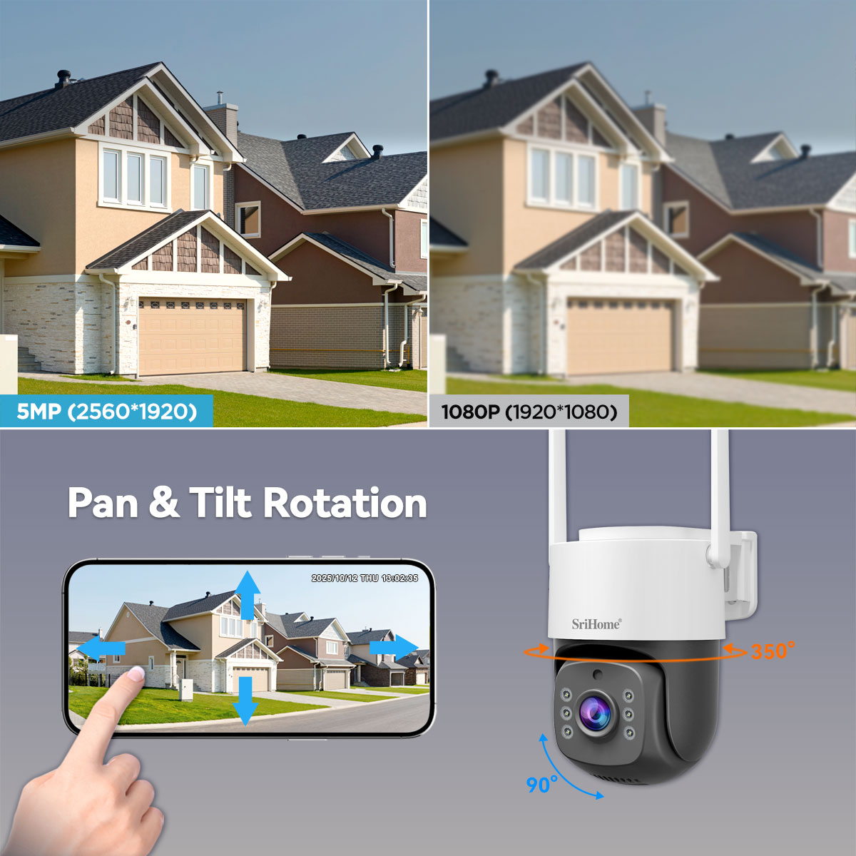 Srihome NVS012-IPC056 5MP IP C - đánh giá và giá Home Security Land