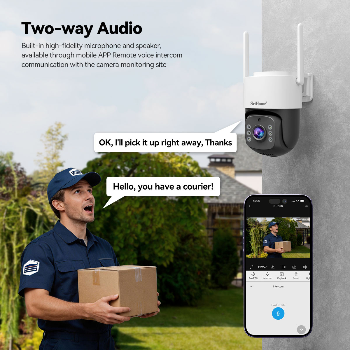 Srihome NVS012-IPC056 5MP IP C - đánh giá và giá Home Security Land