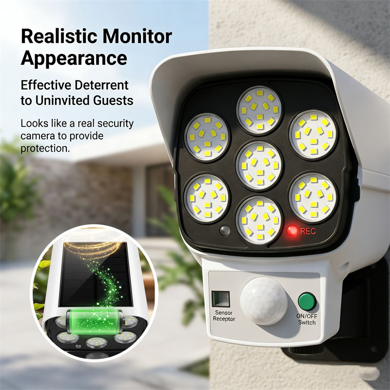 Solar Powered Dummy Security C - đánh giá và giá Home Security Yard Sensors