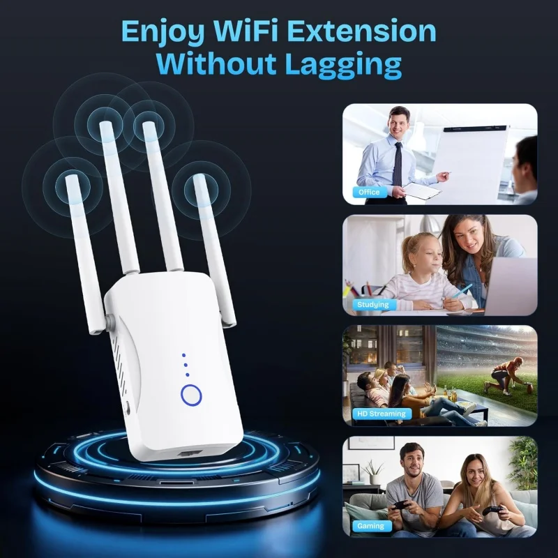1200Mbps Dual Band WiFi Repeat - đánh giá và giá Home Security And Internet