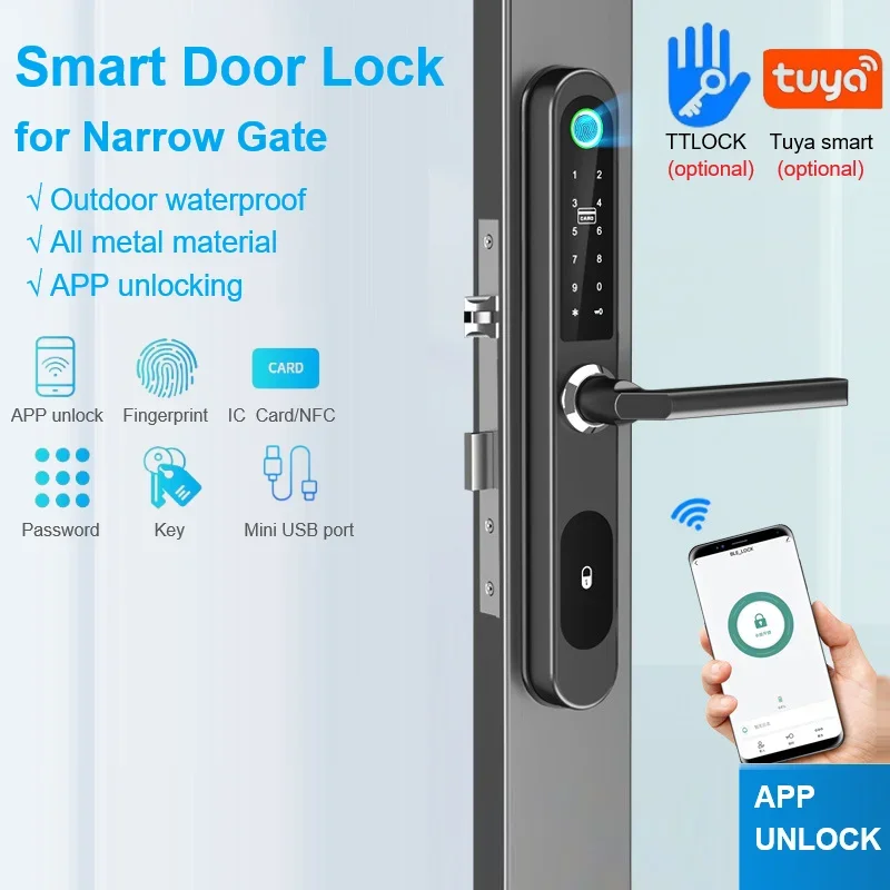 TTLock/Tuya Smart Door Lock Fi - đánh giá và giá Door Lock Smart Keypad