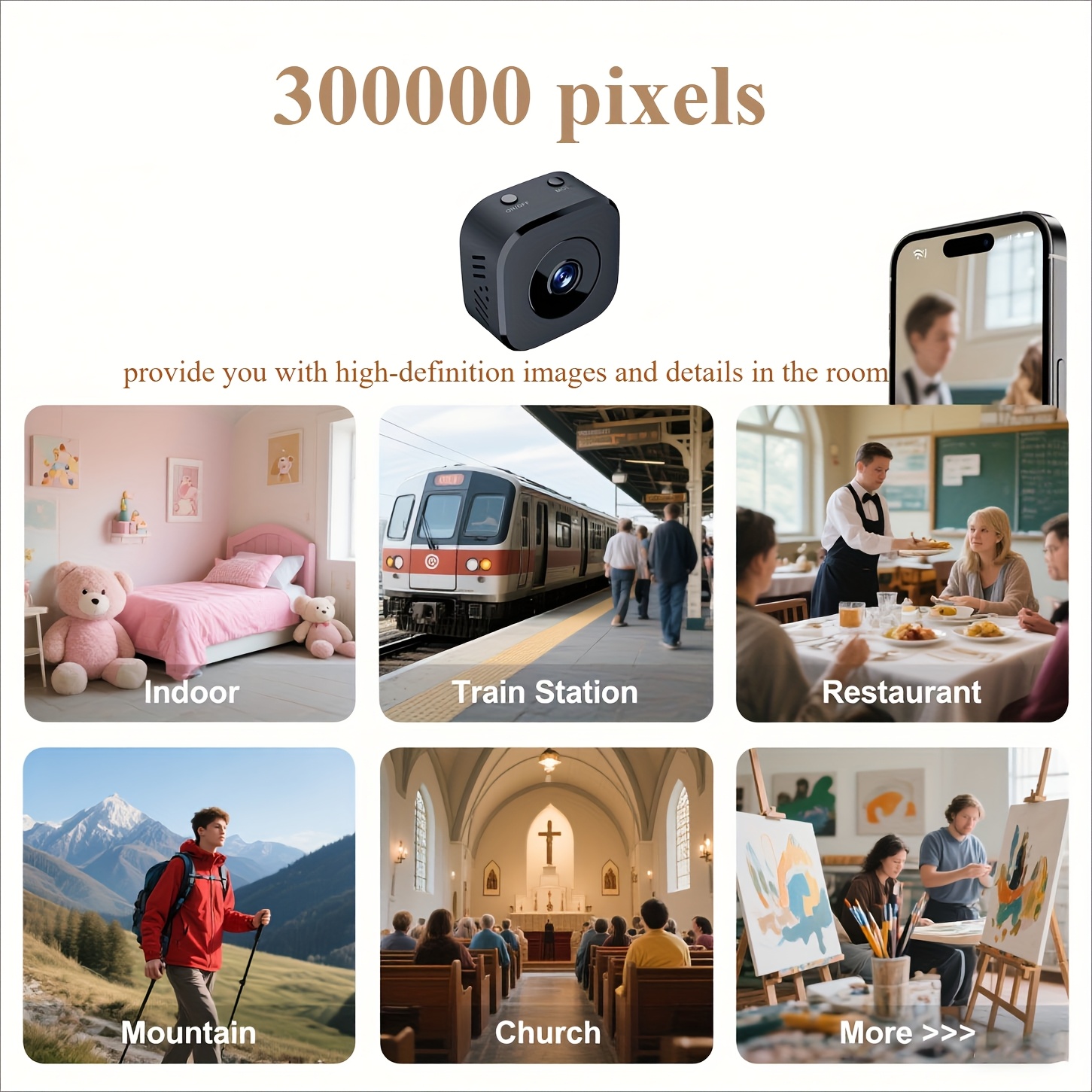 1080P HD Mini WiFi Camera Indo - đánh giá và giá Home Security With Camera
