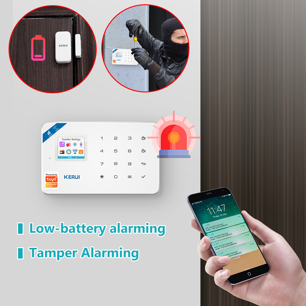 KERUI W181 Alarm System Secutr - đánh giá và giá Home Security Front Door Camera
