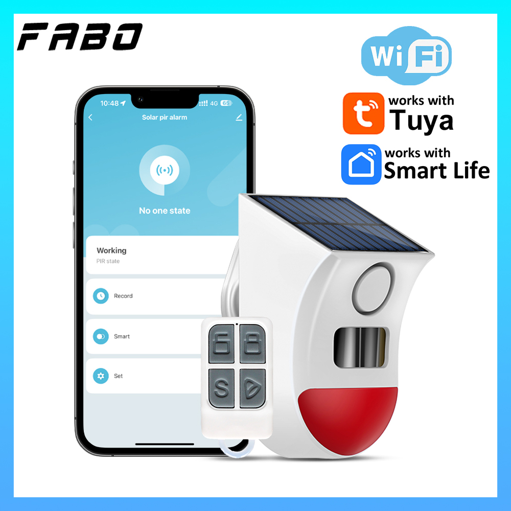 Tuya WiFi Solar Motion Sensor  - đánh giá và giá Home Security Yard Sensors