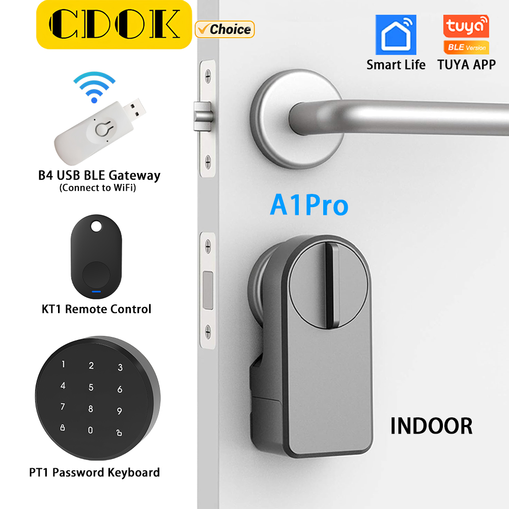 CDOK A1Pro Tuya Bluetooth Smar - đánh giá và giá Door Lock Smart Keypad