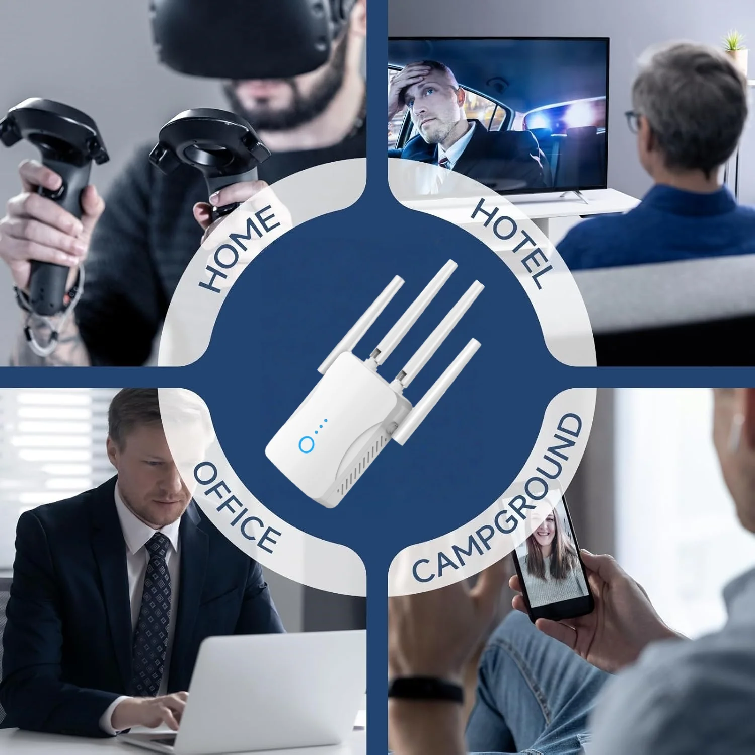 Dual Band WiFi Repeater 1200Mb - đánh giá và giá Home Security And Internet
