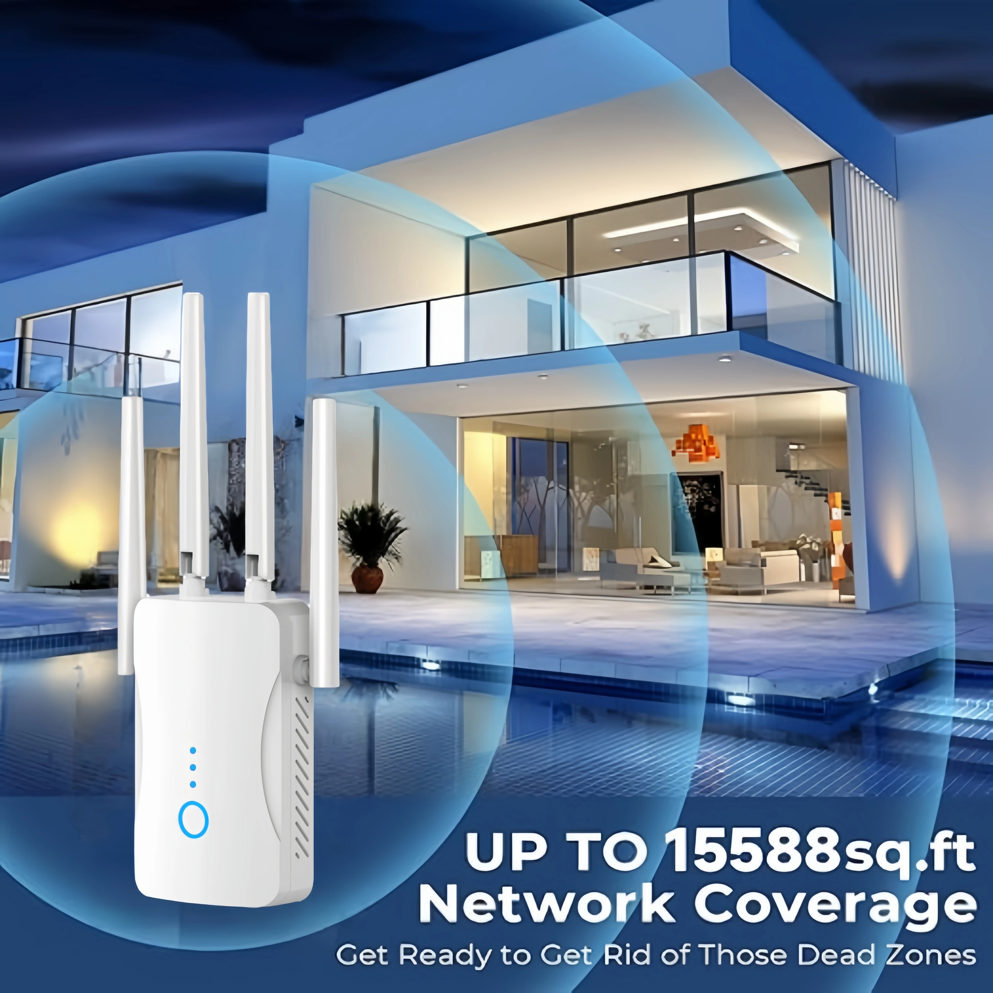 Dual Band WiFi Repeater 1200Mb - đánh giá và giá Home Security And Internet