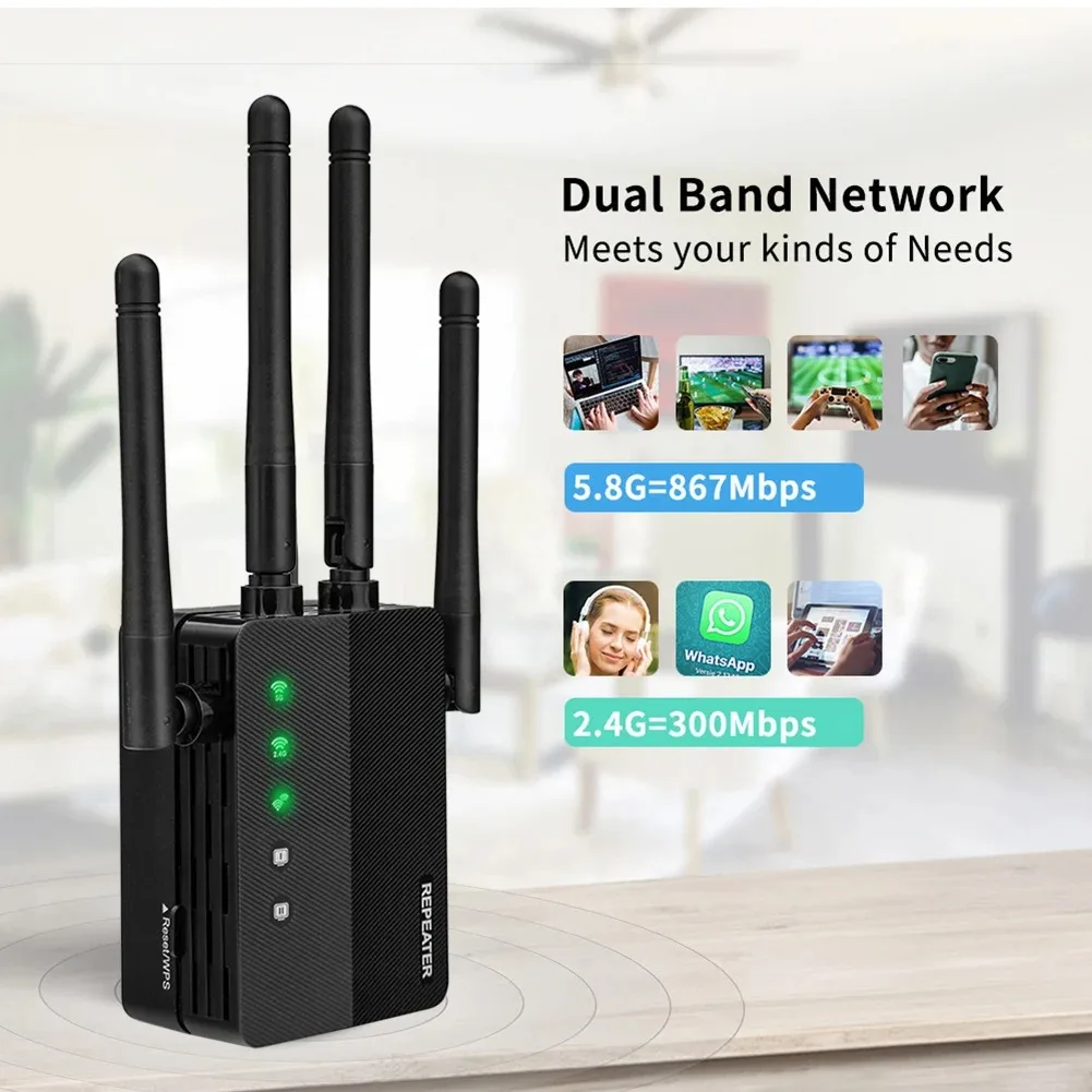WiFi Extender Featuring 2.4/5. - đánh giá và giá Home Security And Internet