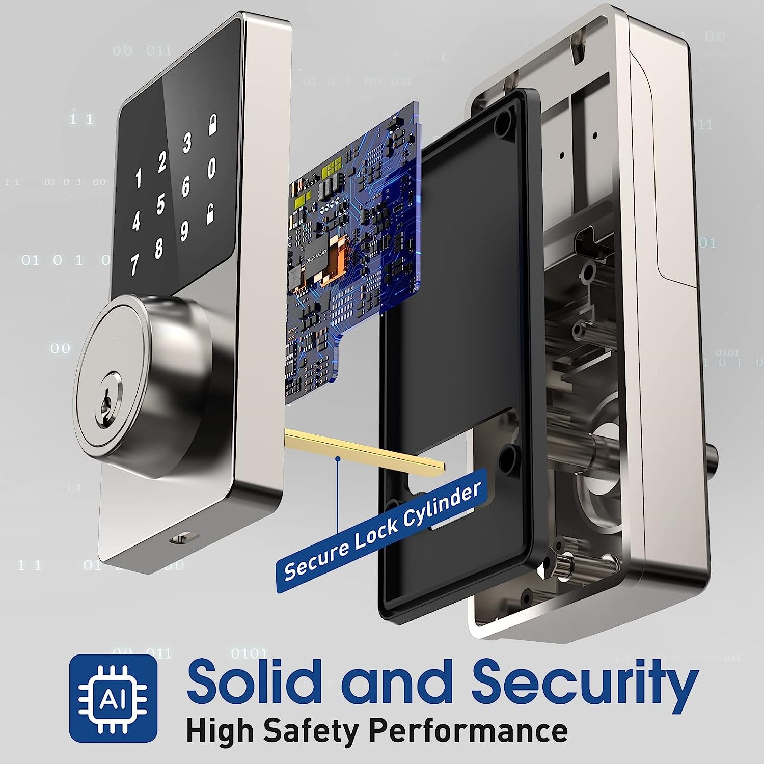 Smart Lock with Password, Keyl - đánh giá và giá Door Lock Smart Keypad