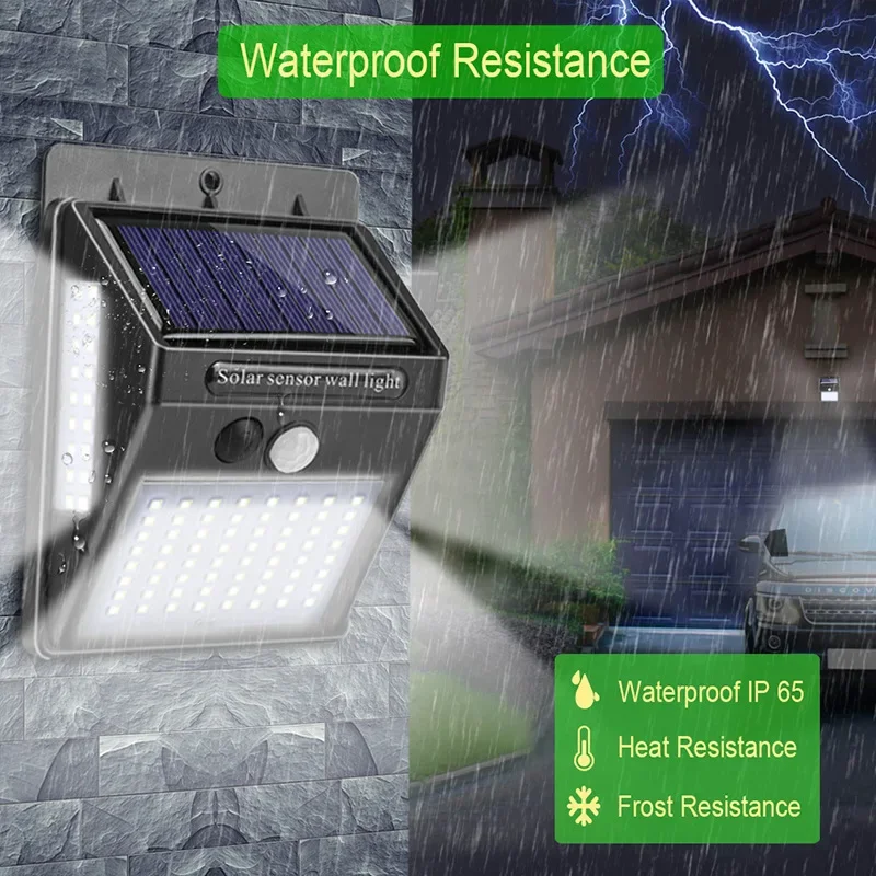 Outdoor Solar 100 LED PIR Moti - đánh giá và giá Home Security Yard Sensors