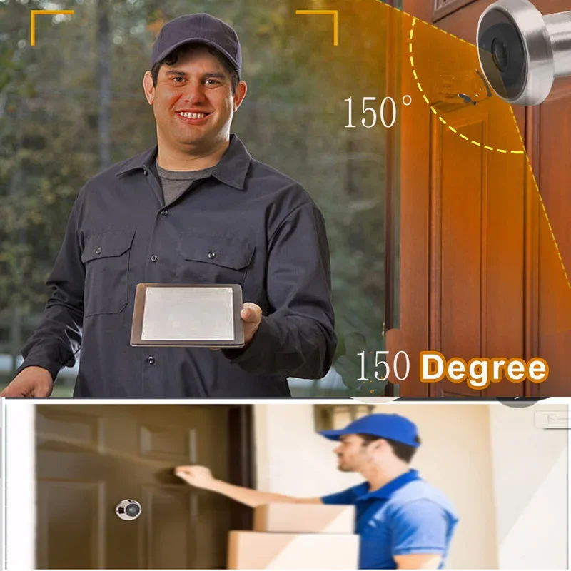 V380 2.4G  WiFi IR Door Eye Ca - đánh giá và giá Home Security Front Door Camera