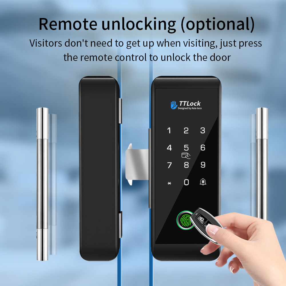 TTLOCK Smart Glass lock Finger - đánh giá và giá Door Lock Smart Keypad