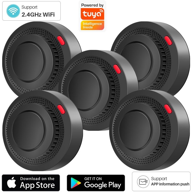 2.4G WiFi Smoke Detector Wirel - đánh giá và giá Home Security App